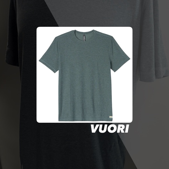 Vuori Other - EUC Vuori Kashmir Heather Strato Tech Tee Shirt